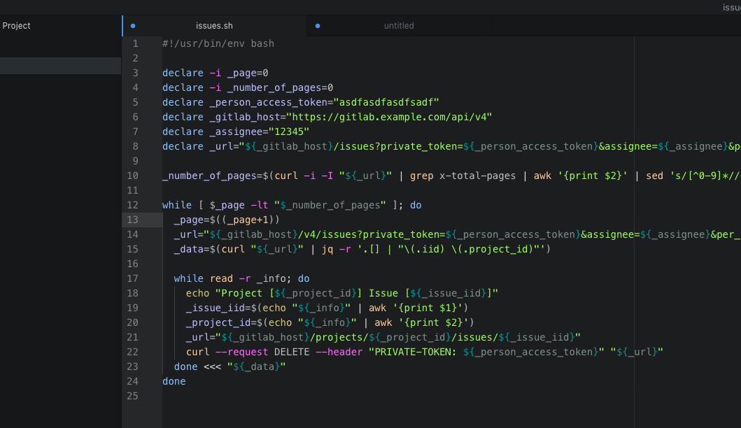 GitLab Delete Bulk Issues - Cory Collier